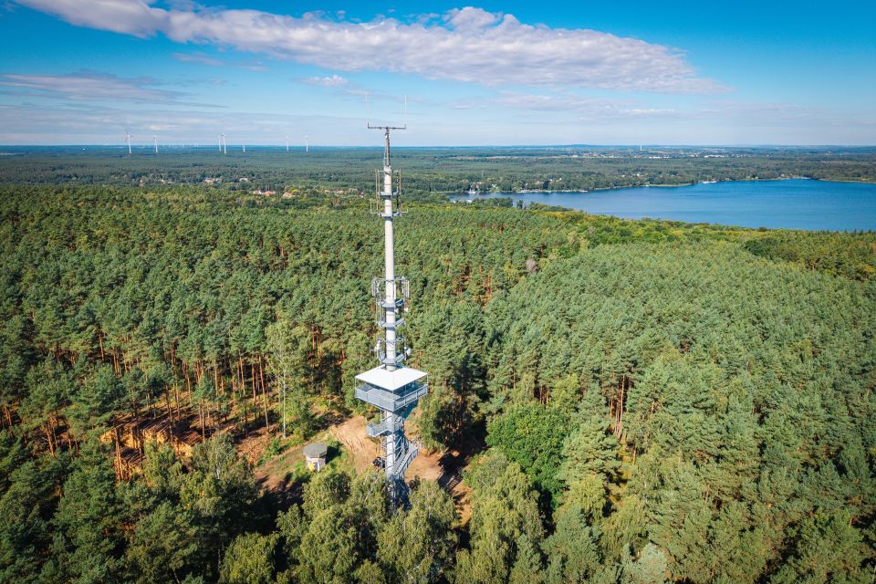 Die Aussichtsplattform auf dem Wietkiekenberg, Foto: Martin Karnbach, Lizenz: Gemeinde Schwielowsee Die Aussichtsplattform auf dem Wietkiekenberg, Foto: Martin Karnbach, Lizenz: Gemeinde Schwielowsee
